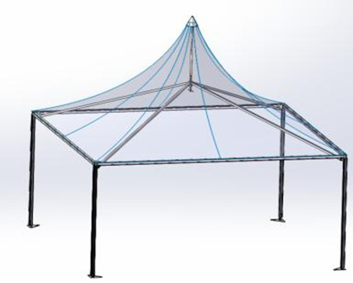 outside party tent