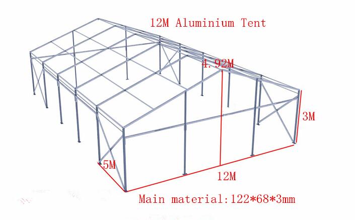 Nigeria Aluminum frame Tent
