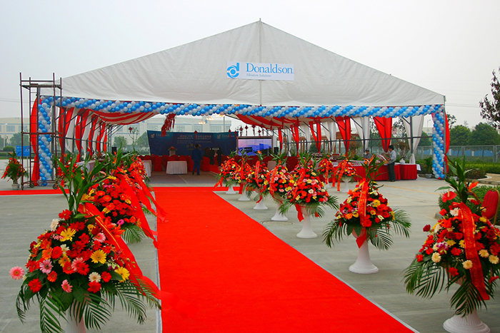 Wuxi Donaldson company opening ceremony commercial event tent