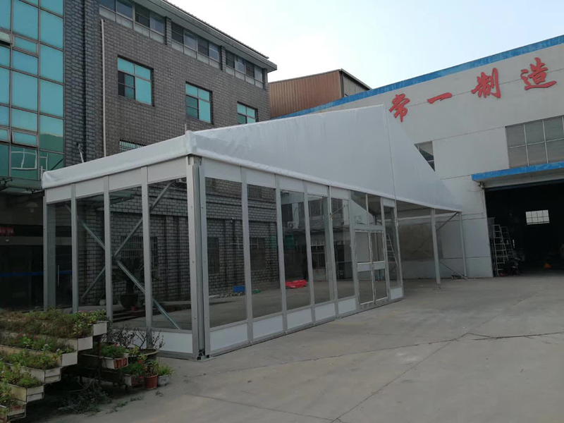 commercial event tent Glass Wall