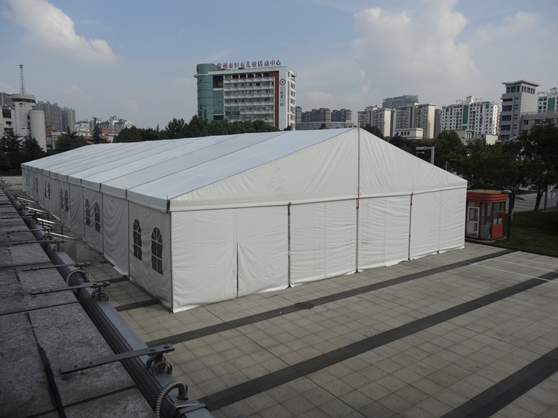 Aluminum Gable Wind-Resistant Industrial Warehouse Hangar Tent