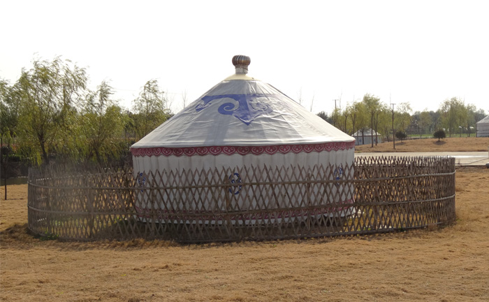 Ordinary Mongolian Yurt Tent