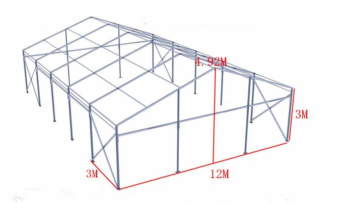 steel frame canopy 10x12