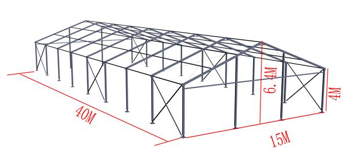12x12 aluminum frame canopy