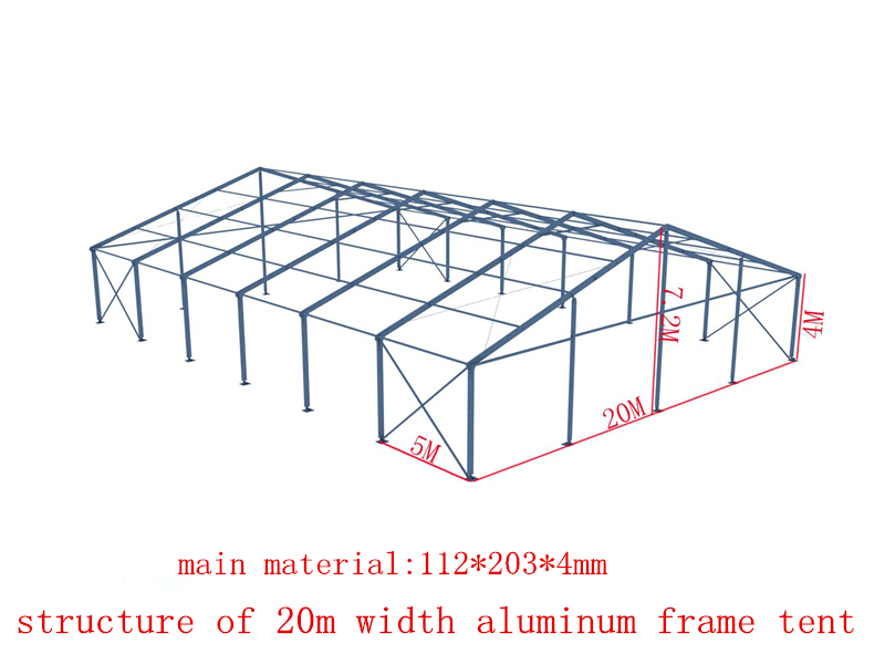20x20 marquee tent