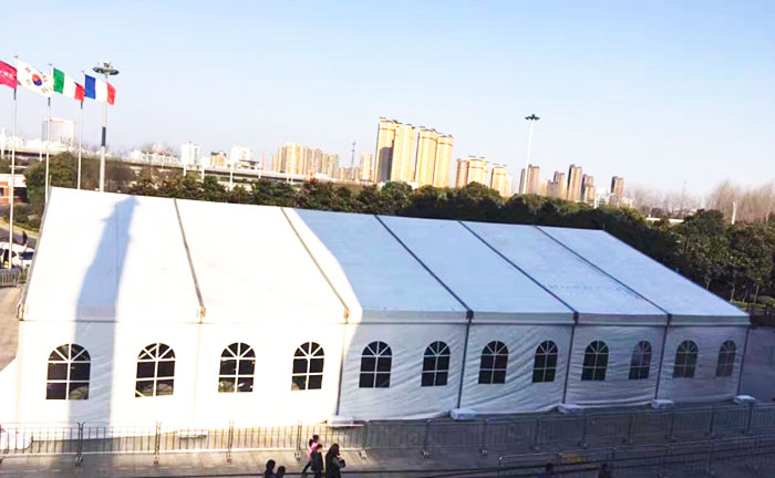 construction policy of temporary storage tent